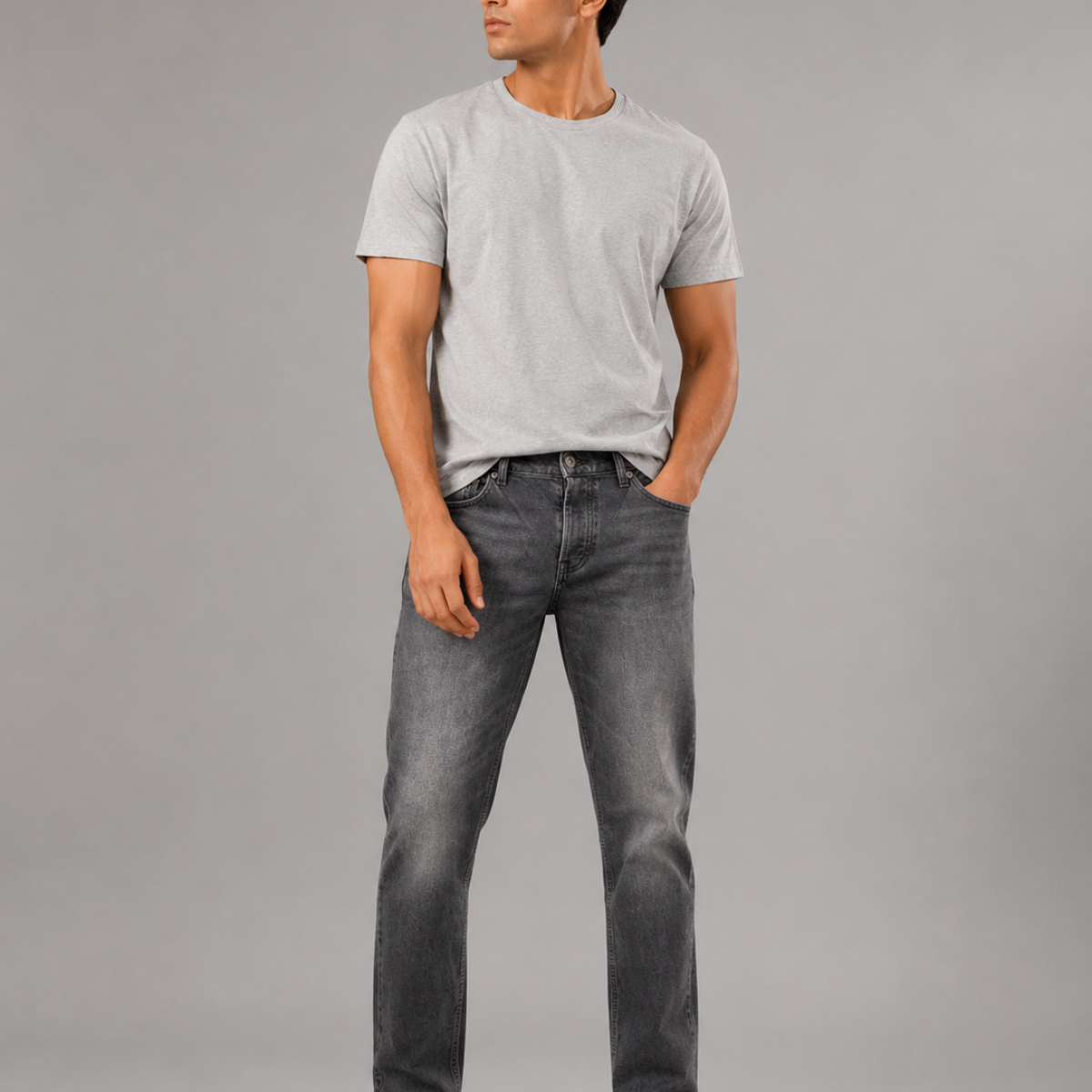 C&A Straight Fit Denim (Black Wash)