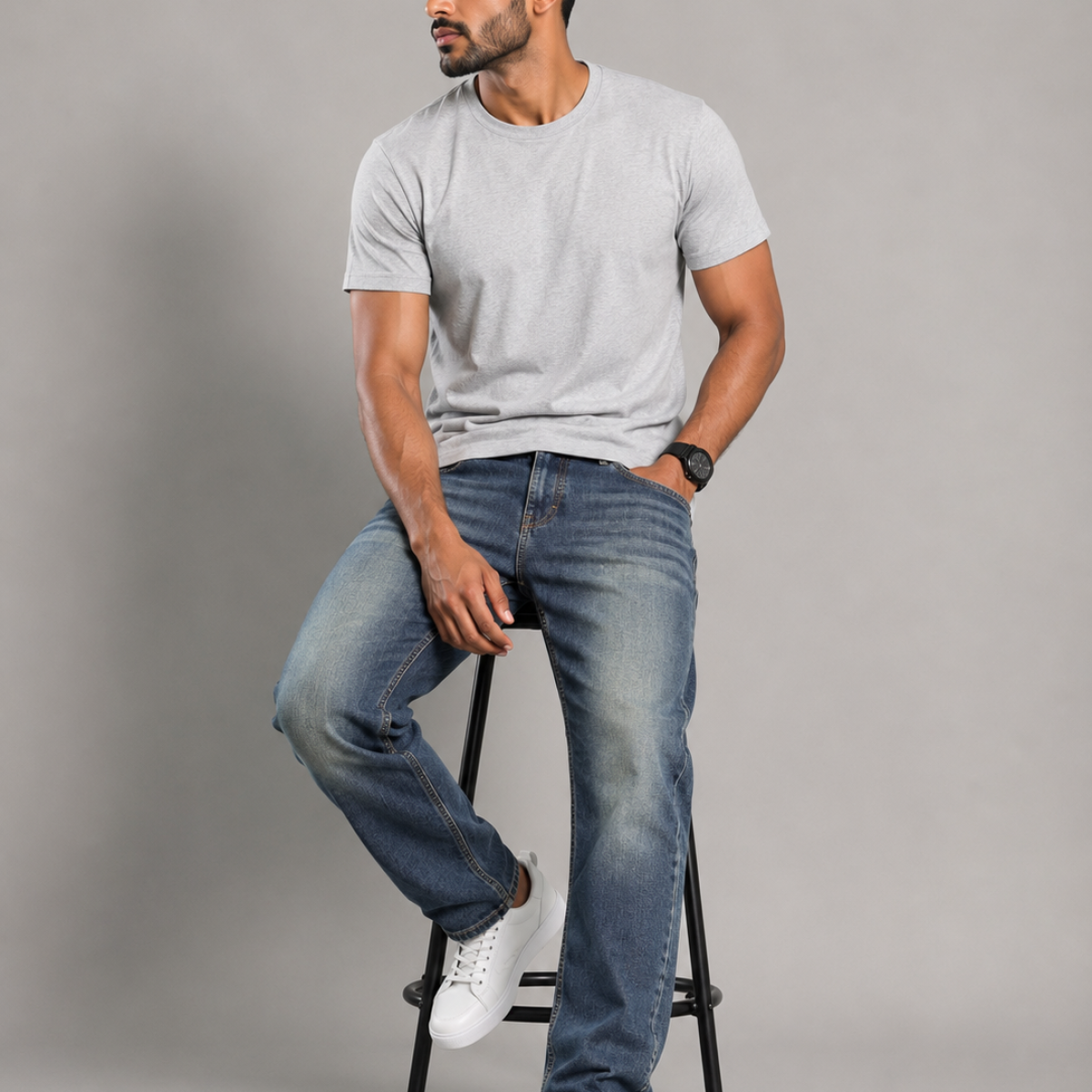 Wrangler Straight Fit Denim (Dirty Wash)