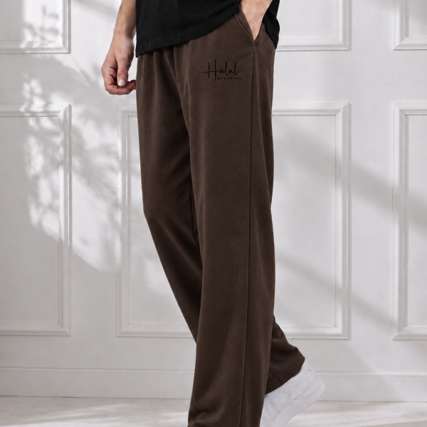HB Relaxed Fit Trousers - Brown