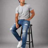 Aeropostal Grinding Slim Fit Denim (Blue)