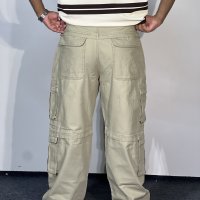 Baggy Fit 8-Pocket Cargo – Light Olive