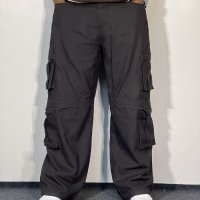 Baggy Fit 8 Pocket Cargo – Matte Black
