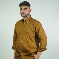 Polo Ralph Lauren Premium Olive Gold Solid Shirt