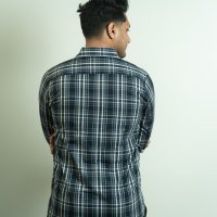 Tommy Hilfiger Classic Navy Check Shirt
